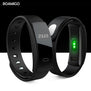BOAMIGO smart watches bluetooth Smart Bracelet Wristband Heart Rate message Reminder Sleep Monitoring for IOS Android phone
