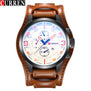 CURREN Top Brand Luxury Quartz Watches Men's Sports Quartz-Watch Leather Strap Military Male Clock Fashion New Gift Relogio