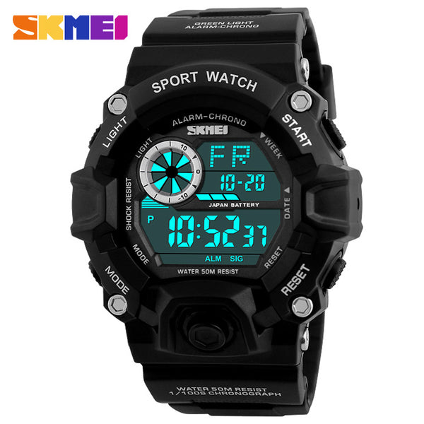 Skmei Fashion Casual S Shock Sports Watches Man Luxury Brand Men Quartz Chronograph Watches Men relogio masculino esportivo 2018