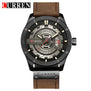 2018 Luxury Brand CURREN Men Military Sports Watches Men's Quartz Date Clock Man Casual Leather Wrist Watch Relogio Masculino