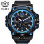 SMAEL Men Fashion S Shock Wristwatch Reloj Business Outdoor Sports Digital Watch LED Display Quartz Multi-functional Clock 1545