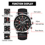 BENYAR Sport Watches Mens Chronograph Calendar Waterproof Male Clock Military Quartz Watch Luxury Relogio Masculino Gift Box