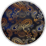 U10 Paisley Gold Blue Navy Mens Neckties Extra Long Size Matching Hanky100% Silk Casual Dress Men Ties Designers Fashion 63"