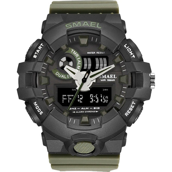 SMAEL Sport Watch Military Watches Men Army Digital Writwatch LED 50m Waterproof Men's Watch Man Watch Gift Colcks Free Shipping