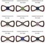 Mahoosive Wood Bow tie men Groom Marry Groomsmen Wedding Party Colorful Engraved Butterfly Cravats Mens wooden bow tie