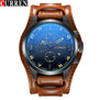 CURREN Top Brand Luxury Quartz Watches Men's Sports Quartz-Watch Leather Strap Military Male Clock Fashion New Gift Relogio