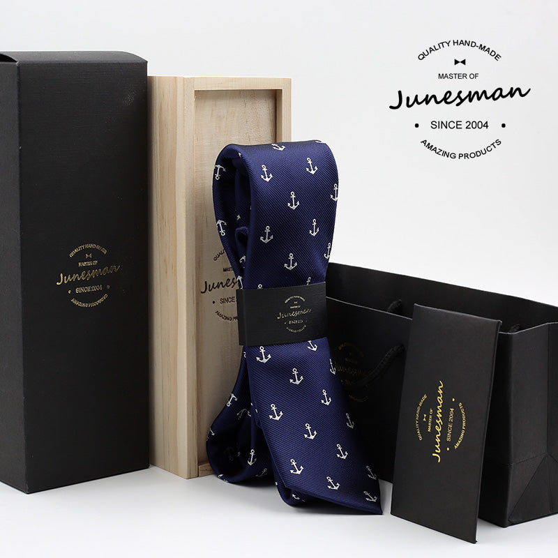 silk neck tie man slim wedding necktie male skinny mariage kravat gent deep blue designer neckwear boy friend gift with wool box