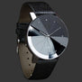 Hot! Stainless Steel Dial Clock Male Casual Quartz Watch Men Sport Wrist Men Watches Leather Brand Luxury Day Date