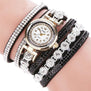 CCQ Women Fashion Casual AnalogQuartz Women Rhinestone Watch Bracelet Watch Gift