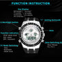 2017 New Brand Watch Men Military Sports Watches Fashion Silicone Waterproof LED Digital Watch For Men Clock digital-watch