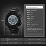 SKMEI Brand LED Digital Watch Men Pedometer Wristwatch Multifunctional Waterproof Military Sports Watches Relogio Masculino