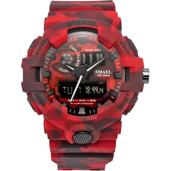 SMAEL Sport Watch Military Watches Men Army Digital Writwatch LED 50m Waterproof Men's Watch Man Watch Gift Colcks Free Shipping