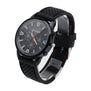 Black Sports Fashion Silicone Military Watch for Men Pilot Army Style Wristwatch Reloj Hombre New Arrivals Relogio Masculino