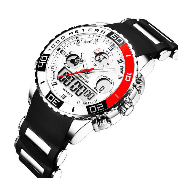 Top Brand Luxury Watches Men Rubber LED Digital Men's Quartz Watch Man Sports Army Military Wrist Watch erkek kol saati