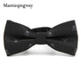Mantieqingway Novelty Men's Polyester Silk Bow Tie Skull Bowtie for Tuxedo Banquet New Design Bowknot Ties for Wedding Groom