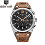 BENYAR Wristwatches design Chronograph Sport Mens Watches Fashion Brand Military waterproof Quartz Watch Clock Relogio Masculino