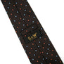 A37 Brown Blue Red Polka Dots Men's Ties Necktie Silk Fashion Novelty Dress for male Classic Brand New extra long size Hankies