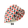 New 2inch wide 7 Fashion "Playing Cards / Poker White"Pattern Party ties Polyester Woven Classic Men`s Neck Ties-Free Shipping