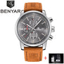 BENYAR Fashion Chronograph Sport Mens Watches Top Brand Luxury Quartz Watch Reloj Hombre 2017 Clock Male hour relogio Masculino