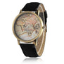 2016 New Cowboy strap Map Watch By Plane Watches Denim Fabric Quartz Watch 7 color for Women Men watches