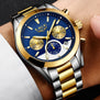 2018 NEW LIGE Watch Mens Military Waterproof Top Brand Watches Stainless Steel Quartz Clock Man Full Steel Wrist Watch relogio