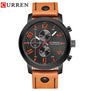 Men Watch Sport 30M Waterproof Fashion Wristwatch Montre Homme Genuine Leather Relojes Hombre 2018 Quartz Male Business Watch