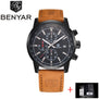 BENYAR Fashion Chronograph Sport Mens Watches Top Brand Luxury Quartz Watch Reloj Hombre 2017 Clock Male hour relogio Masculino