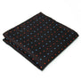 A37 Brown Blue Red Polka Dots Men's Ties Necktie Silk Fashion Novelty Dress for male Classic Brand New extra long size Hankies