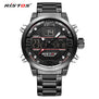 Digital Quartz Watch Men Outdoor Sport Luxury Brand RISTOS Fashion Waterproof Display LED Analog Wristwatches montre homme