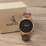 2017 BOBO BIRD Luxury Watch Men Wooden Watches Wood Band with Wooden Drawer Box Wristwatch relogio masculino B-M30