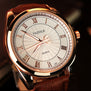 Rose Gold Wrist Watch Men 2017 Top Brand Luxury Famous Male Clock Quartz Watch Golden Wristwatch Quartz-watch Relogio Masculino