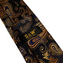 U10 Paisley Gold Blue Navy Mens Neckties Extra Long Size Matching Hanky100% Silk Casual Dress Men Ties Designers Fashion 63"