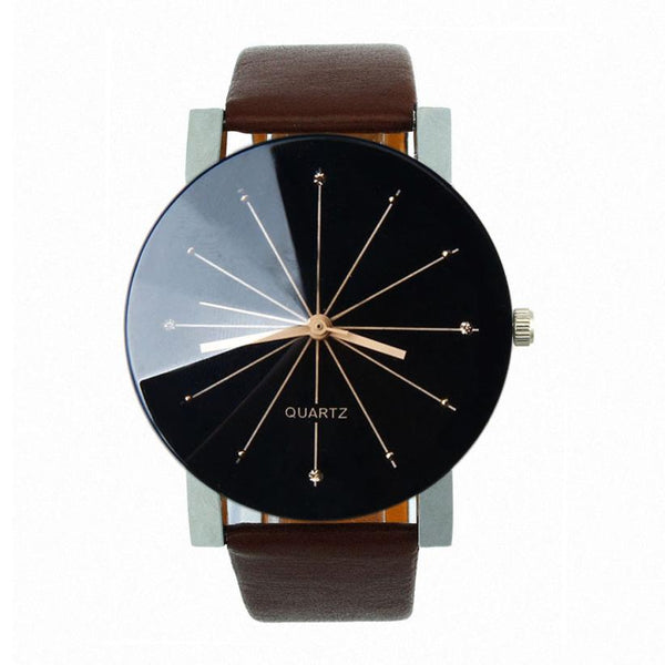 Watches Men Montre Homme Fashion Sport Watches Men 2018 Leather Dial Clock Quartz Wristwatches Dropship 18JAN16