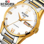 Binger Luxury Watch Men Automatic Watch Calendar High Quality Man Watches Sapphire Crystal Wristwatch Retro Relogios Masculino