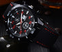 Fashion casual watch man 3 eye brand luxury mountain climbing military silicone strap men quartz watch reloj hombre
