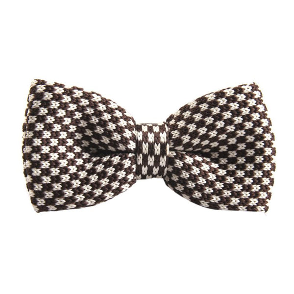 New Arrival Men's Bowtie Striped Bowtie Knit Tie Knitted Pre Tied Bow Tie Woven Bowtie Tie 20 Styles
