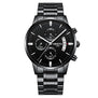 Relogio Masculino Men Watch Luxury Famous Top Brand Men Dress Watch Military Quartz Wristwatches Saat Metal&Leather&Milanes Band