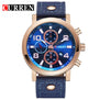 CURREN Mens Watches Top Brand Luxury Leather Casual Quartz Watch Men Military Sport Clock Wrist Watch For Men Relogio Masculino