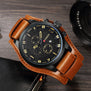 CURREN Top Brand Luxury Quartz Watches Men's Sports Quartz-Watch Leather Strap Military Male Clock Fashion New Gift Relogio