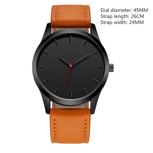 Reloj 2018 Fashion Large Dial Military Quartz Men Watch Leather Sport watches High Quality Clock Wristwatch Relogio Masculino T4