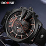 Relogio Masculino DOOBO Golden Men Watches Top Luxury Popular Brand Watch Man Quartz Gold Watches Clock Sports Men Wrist Watch