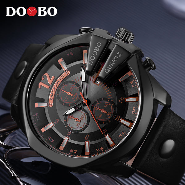 Relogio Masculino DOOBO Golden Men Watches Top Luxury Popular Brand Watch Man Quartz Gold Watches Clock Sports Men Wrist Watch