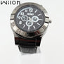 Lighter Watch Men's sports Casual Quartz Watches with leather strap Windproof Flameless Cigarette Lighter USB Charging F665