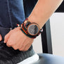 BOBO BIRD WP14-1 Colorful Wooden Watch for Men Women Fashion Wood Strap Week Display Date Quartz Watches Luxury Unisex Gift