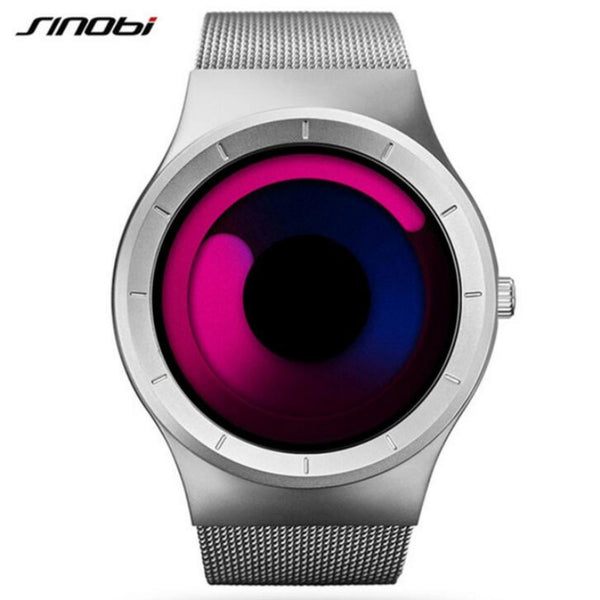 SINOBI Wrist Watch Men Luxury Creative Watches Men Watch Fashion Aurora Men's Watch Clock kol saati montre homme erkek kol saati