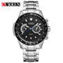 Curren quartz Black Vogue Business Military Man Men's watches 3ATM waterproof Dropship 8020 Relogio