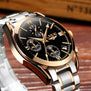 Relogio Masculion LIGE Men Top Luxury Brand Military Sport Watch Men's Quartz Clock Male Full Steel Casual Business gold watch