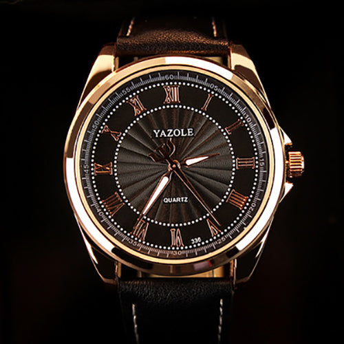 YAZOLE Quartz Watch Men Top Brand Luxury Famous 2017 Wristwatch Male Clock Wrist Watch Business Quartz-watch Relogio Masculino