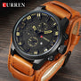 Curren Top Brand Luxury Men Watches Man Clock Male Retro Leather Army Military Sport Quartz-Watch Men Hodinky Relojes Hombre