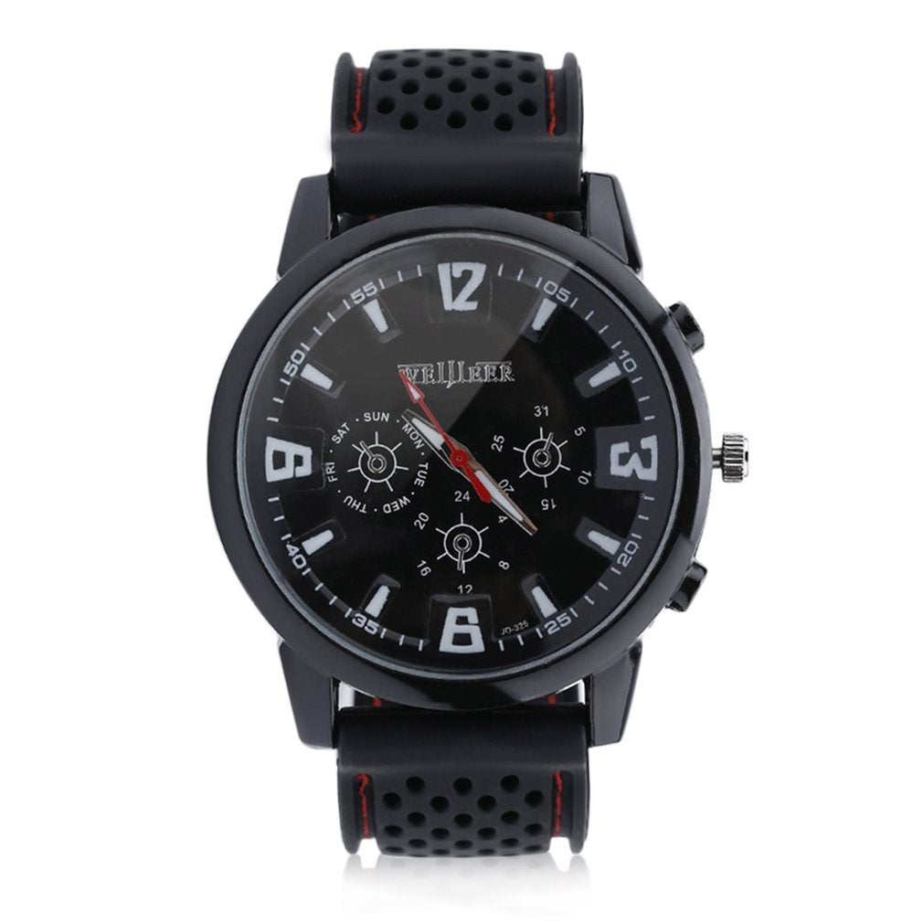 Black Sports Fashion Silicone Military Watch for Men Pilot Army Style Wristwatch Reloj Hombre New Arrivals Relogio Masculino